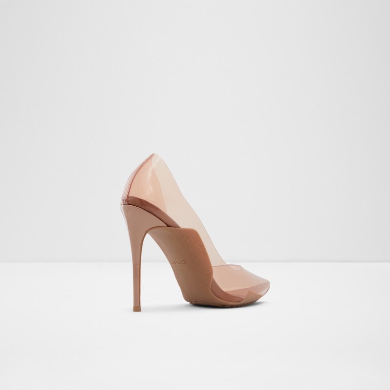 Women's Aldo Sculptclear Pumps Bone | 7620-IXAFZ