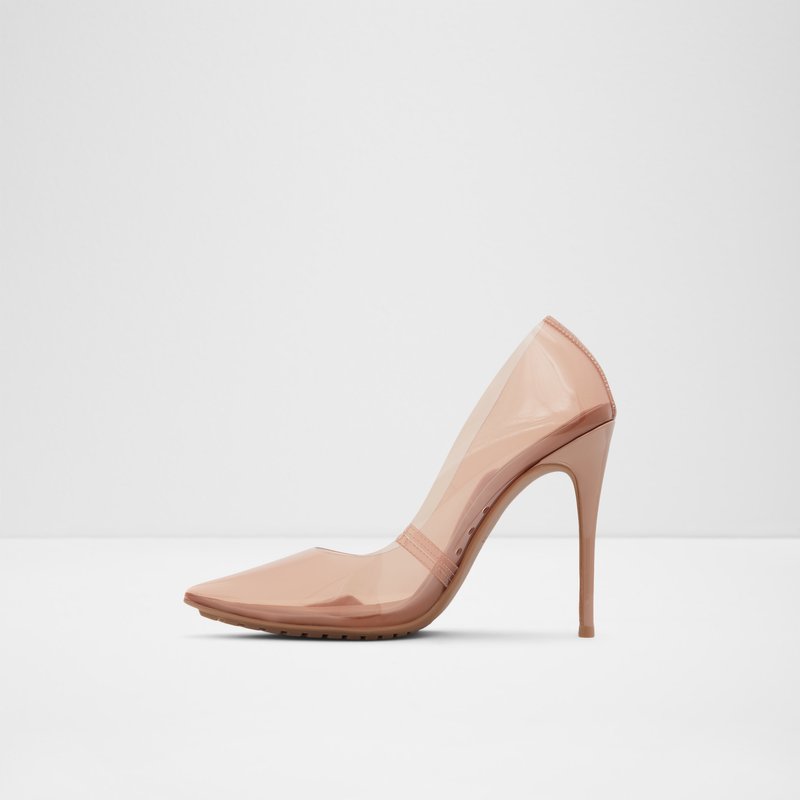 Women's Aldo Sculptclear Pumps Bone | 7620-IXAFZ