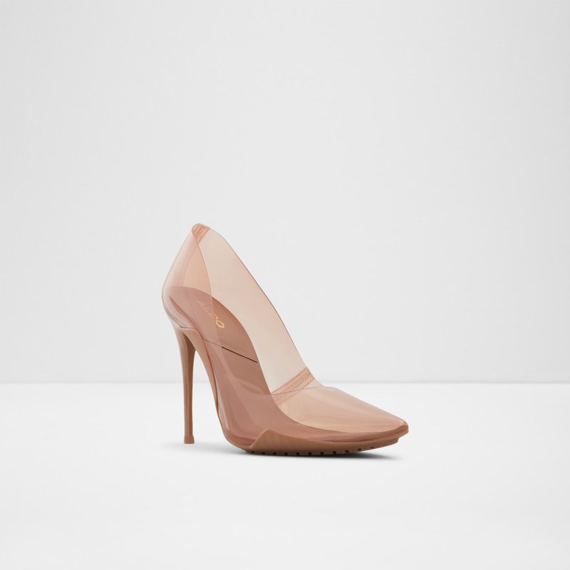 Women's Aldo Sculptclear Pumps Bone | 7620-IXAFZ