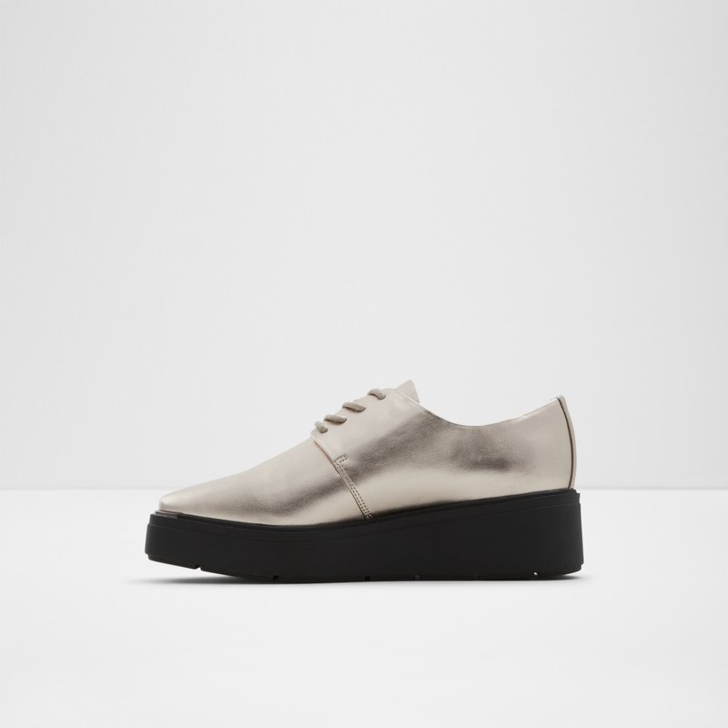 Women's Aldo Severradia Oxfords Silver | 4287-BQCVM