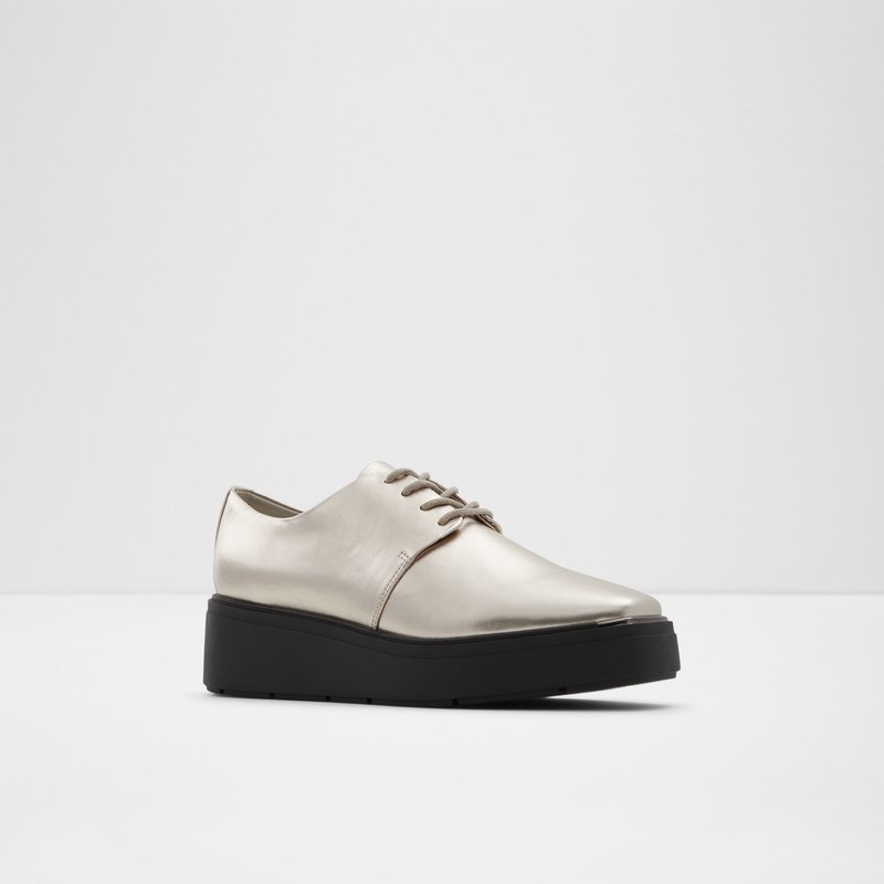 Women's Aldo Severradia Oxfords Silver | 4287-BQCVM