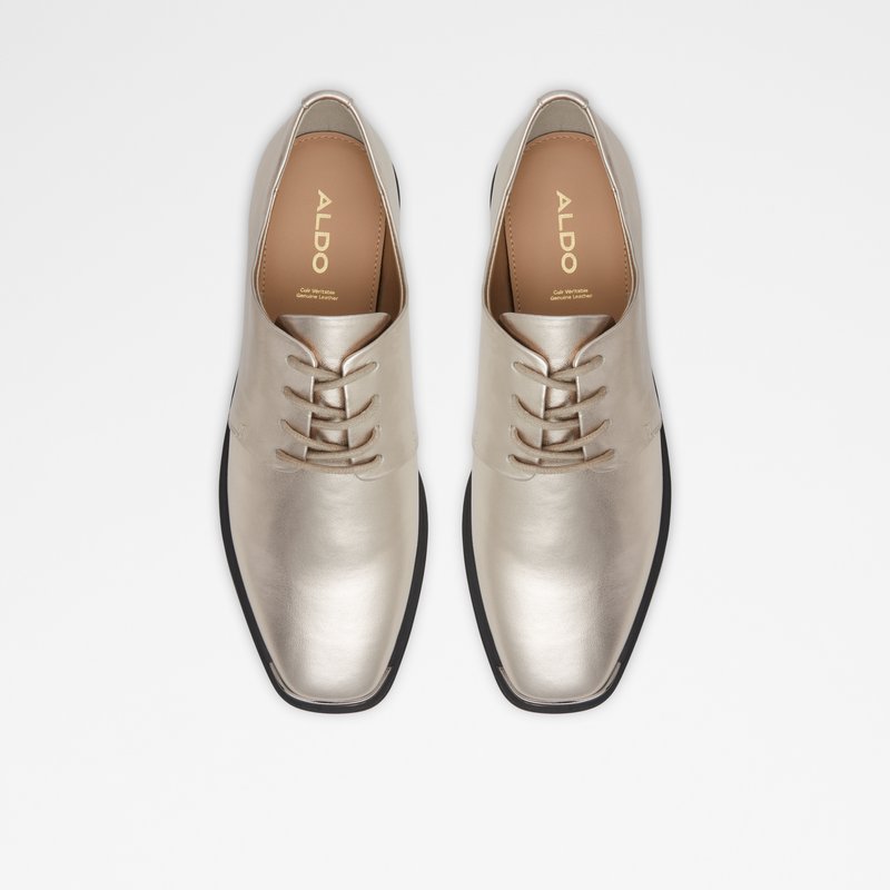 Women's Aldo Severradia Oxfords Silver | 4287-BQCVM