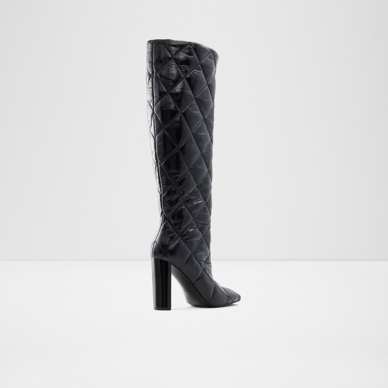 Women's Aldo Snowpuff Knee High Boots Black | 0945-VHTKF