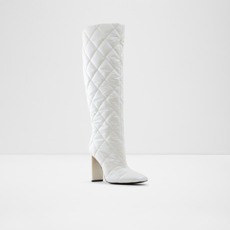 Women's Aldo Snowpuff Knee High Boots White | 9023-RSJFM