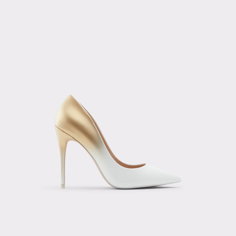 Women\'s Aldo Stessy Pumps Gold | 9645-XVDNU