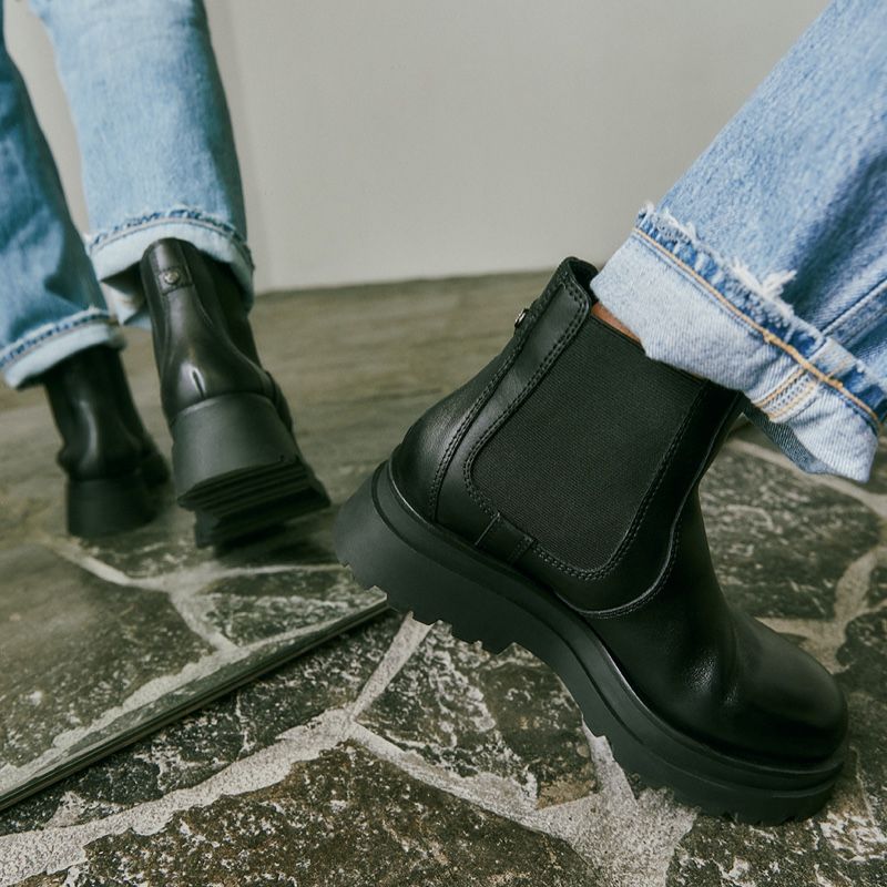 Women's Aldo Stompd Chelsea Boots Black | 7594-RKVXB