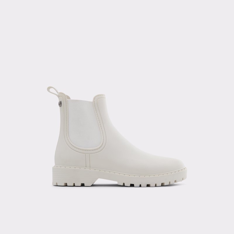 Women\'s Aldo Storm Chelsea Boots White | 7415-WMZFK