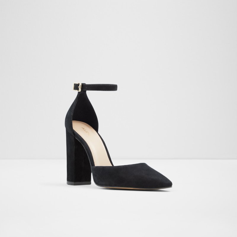 Women's Aldo Susan Block Heels Black | 7926-BZRVN