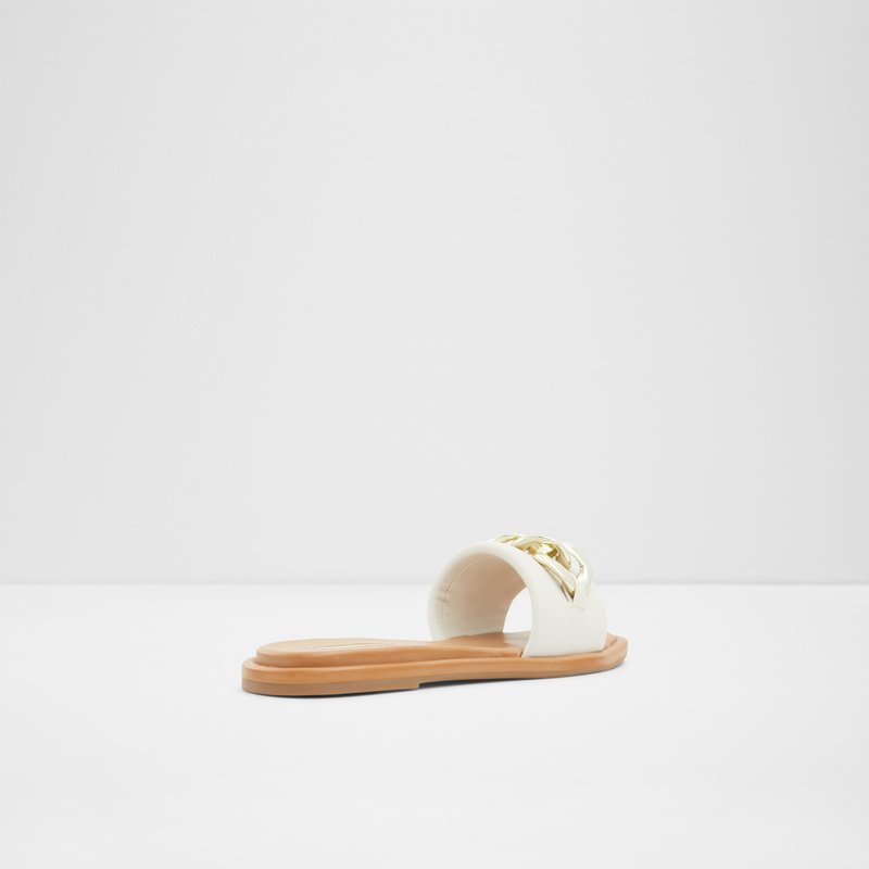 Women's Aldo Sydling Flat Sandals White | 0289-MGOYX