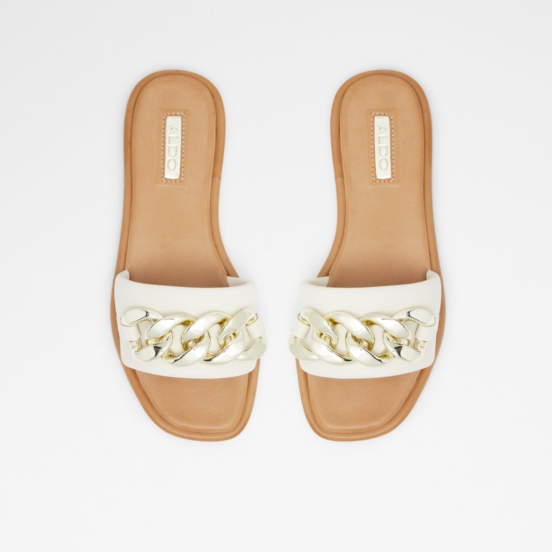 Women's Aldo Sydling Flat Sandals White | 0289-MGOYX