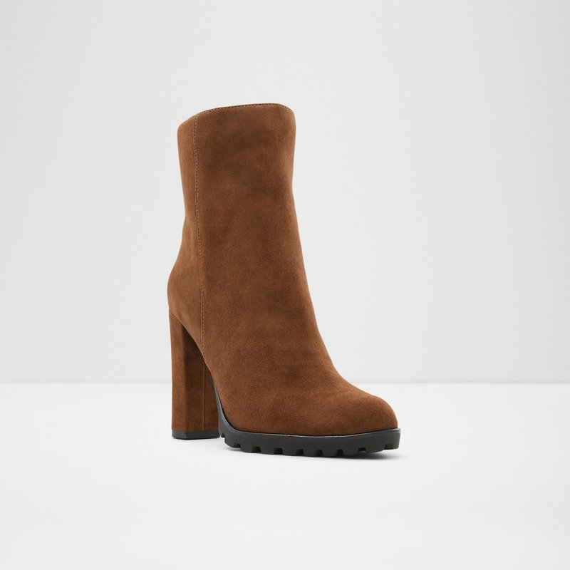 Women's Aldo Tealith Ankle Boots Brown | 7126-QSJTO