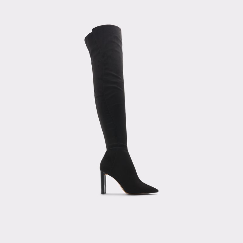 Women\'s Aldo Thejan Over The Knee-Boots Black | 0361-VMWNY
