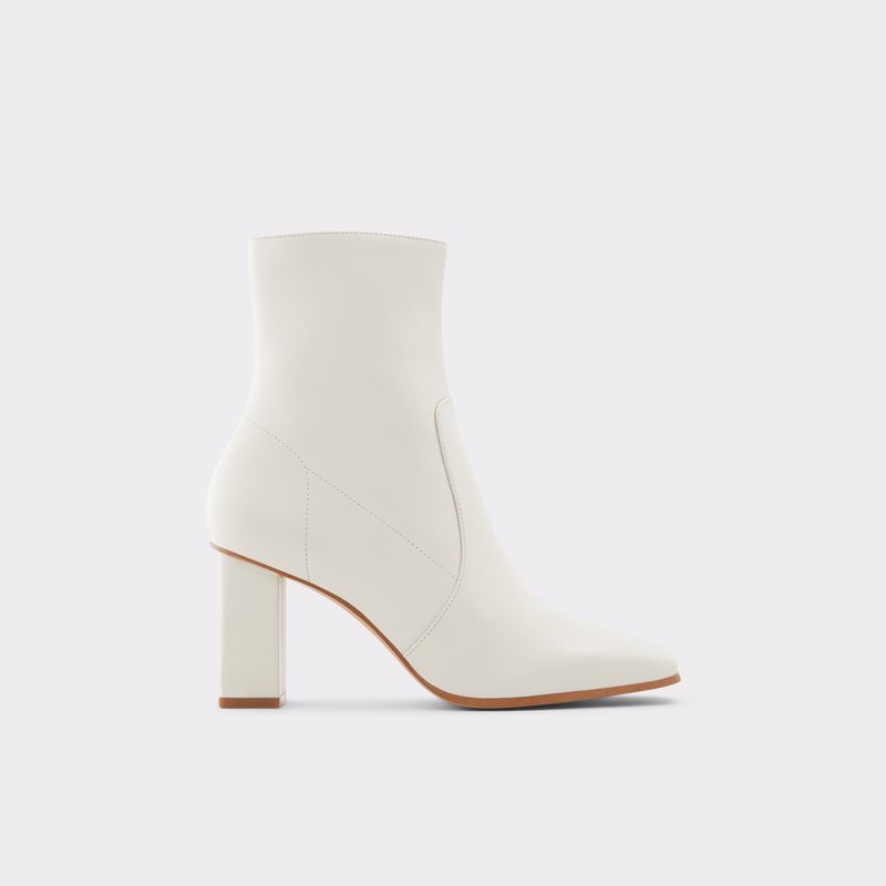 Women\'s Aldo Theliven Sock Boots White | 5840-THCWF