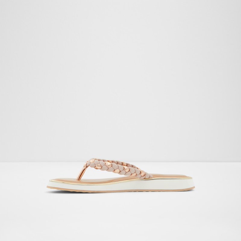 Women's Aldo Thiratha Flat Sandals Light Pink | 1067-BUTRI
