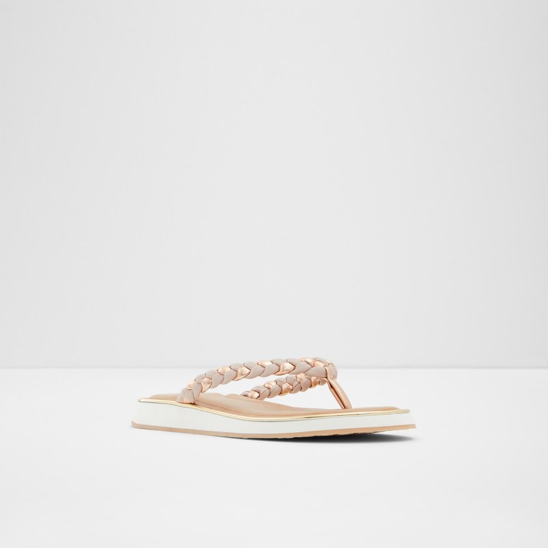 Women's Aldo Thiratha Flat Sandals Light Pink | 1067-BUTRI