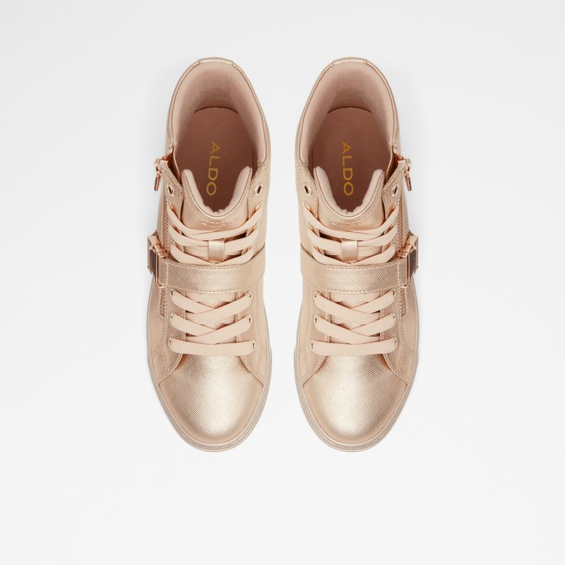Women's Aldo Tiagatori Low Sneakers Rose Gold | 7219-OVBHQ