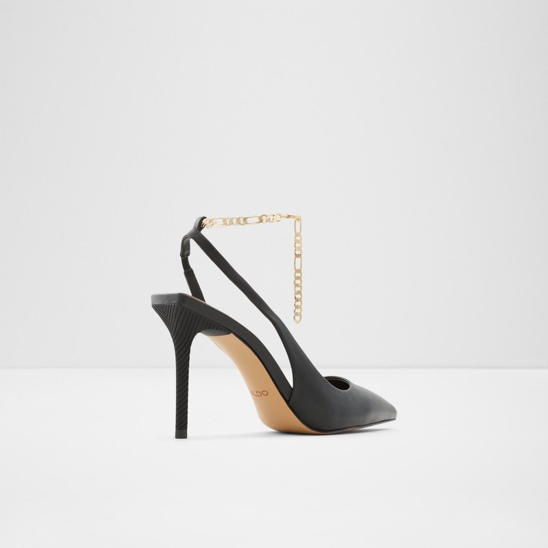 Women's Aldo Tirarithchain Pumps Black | 7690-RWCOK