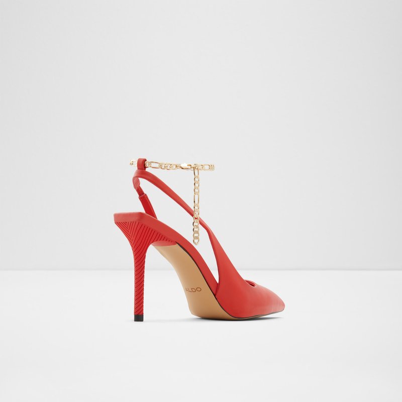 Women's Aldo Tirarithchain Pumps Red | 3625-KNEPD