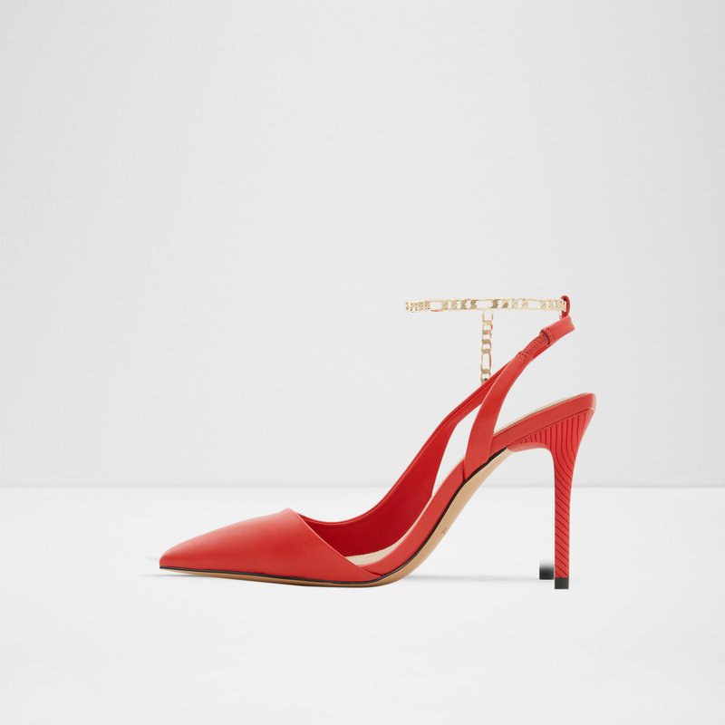 Women's Aldo Tirarithchain Pumps Red | 3625-KNEPD