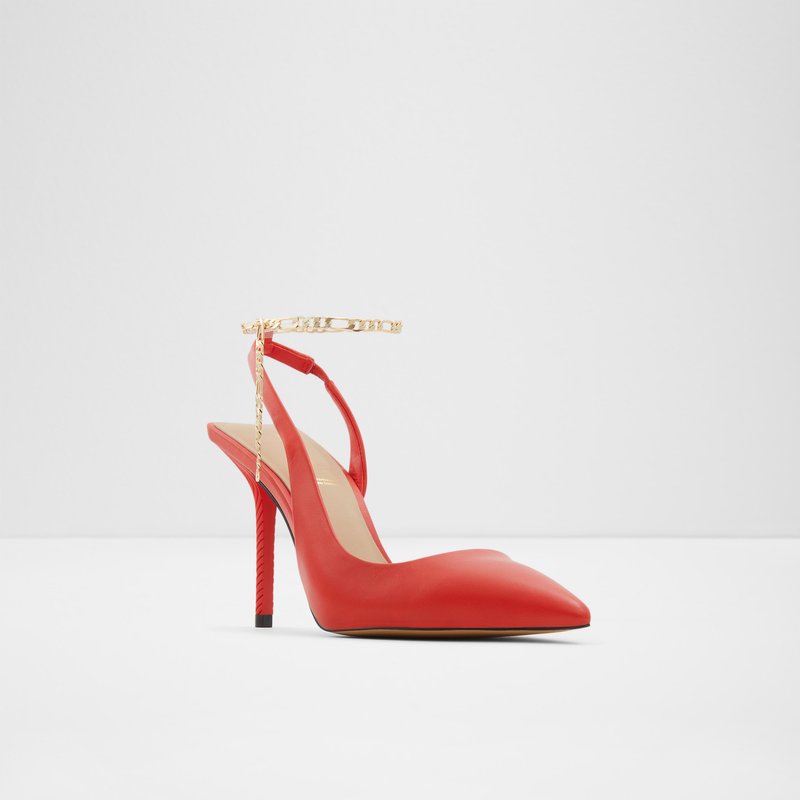 Women's Aldo Tirarithchain Pumps Red | 3625-KNEPD