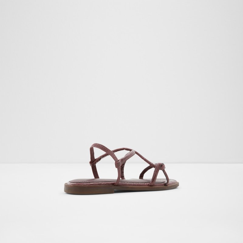 Women's Aldo Toosieflex Flat Sandals Brown | 4927-BESJZ