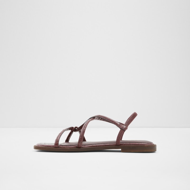 Women's Aldo Toosieflex Flat Sandals Brown | 4927-BESJZ