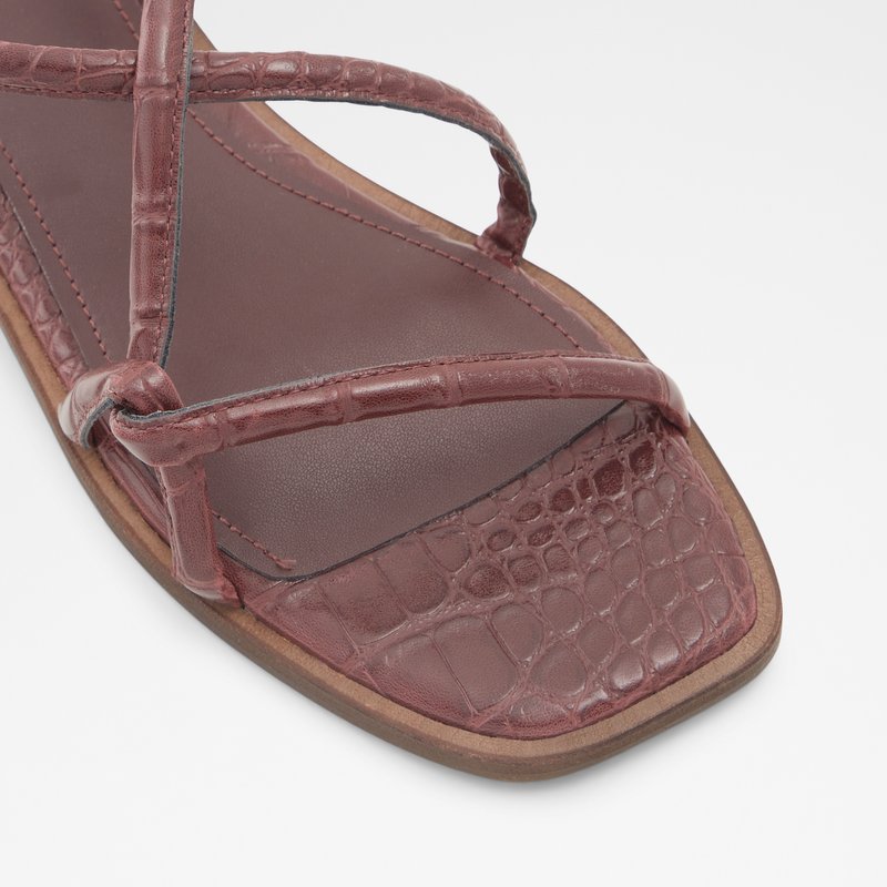 Women's Aldo Toosieflex Flat Sandals Brown | 4927-BESJZ