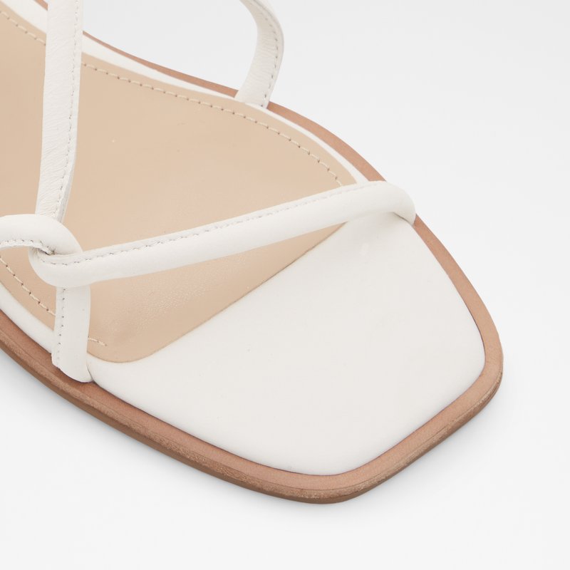 Women's Aldo Toosieflex Flat Sandals White | 6798-VIJLF
