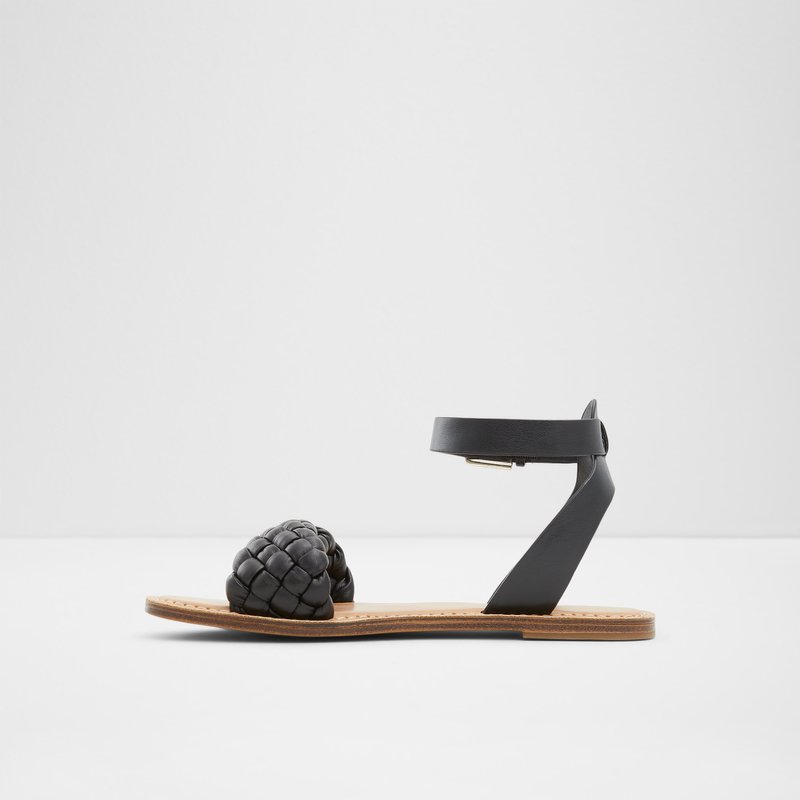 Women's Aldo Tressa Flat Sandals Black | 8367-AMXKL
