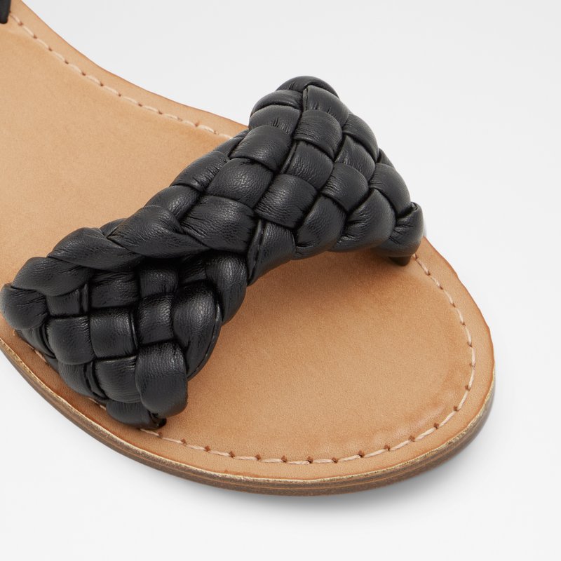 Women's Aldo Tressa Flat Sandals Black | 8367-AMXKL