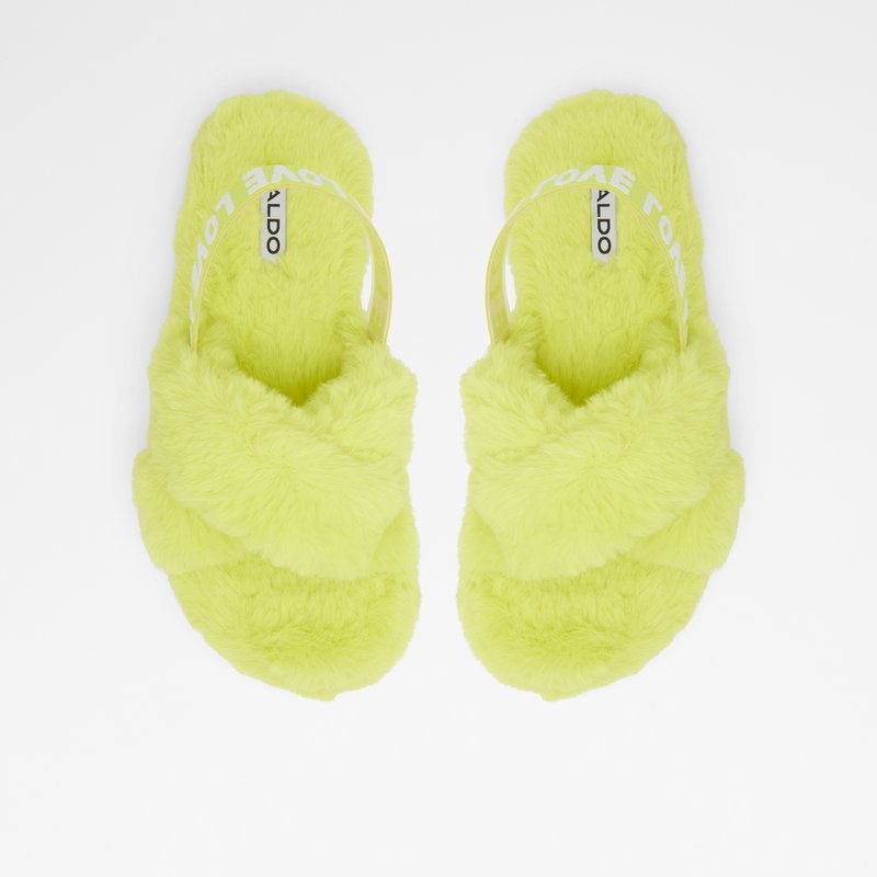 Women's Aldo Umeven Slippers Light Yellow | 3496-JMIAT
