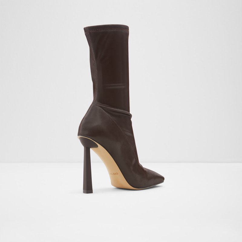 Women's Aldo Upperwest Sock Boots Brown | 9481-KGYQR