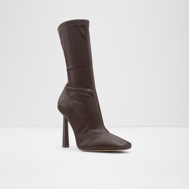Women's Aldo Upperwest Sock Boots Brown | 9481-KGYQR