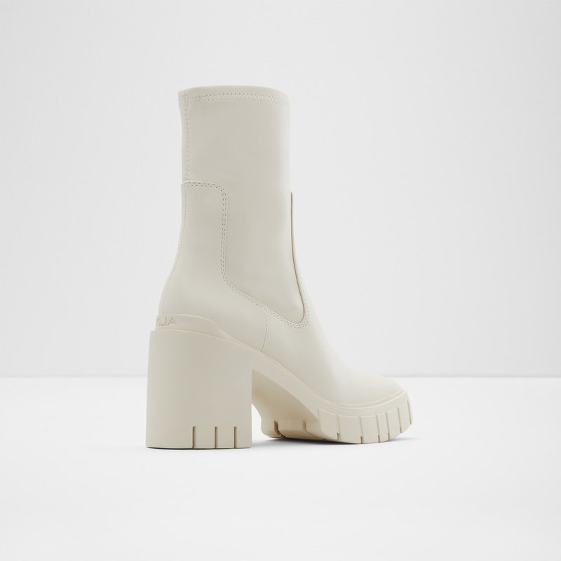 Women's Aldo Upstage Sock Boots White | 7821-TDSGA