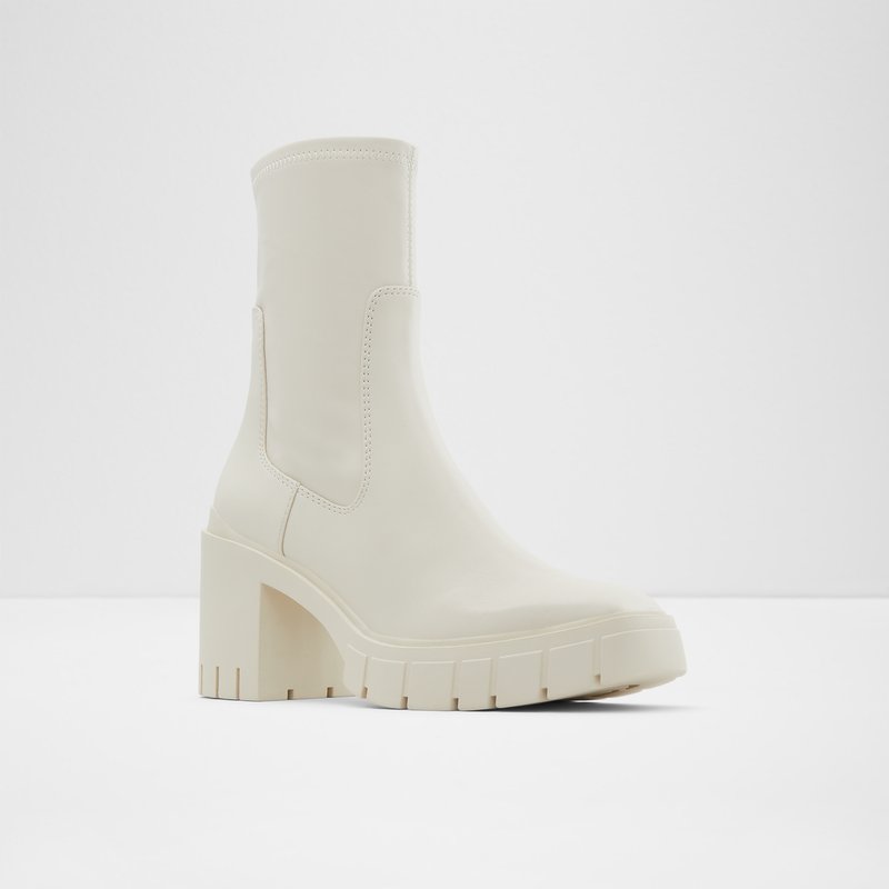 Women's Aldo Upstage Sock Boots White | 7821-TDSGA