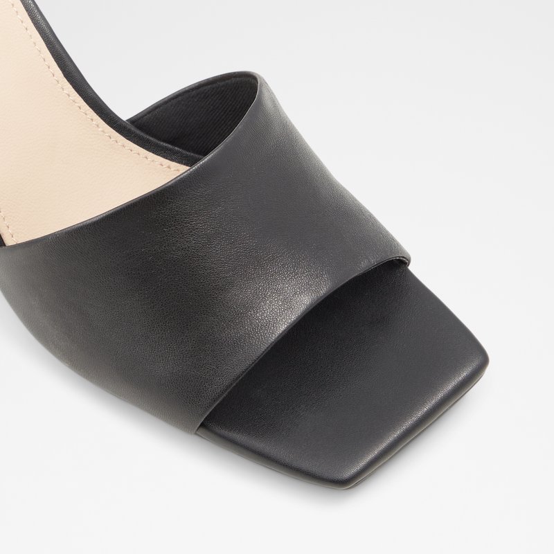 Women's Aldo Velalith Block Heels Black | 6827-QJAHT