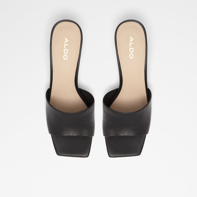Women's Aldo Velalith Block Heels Black | 6827-QJAHT