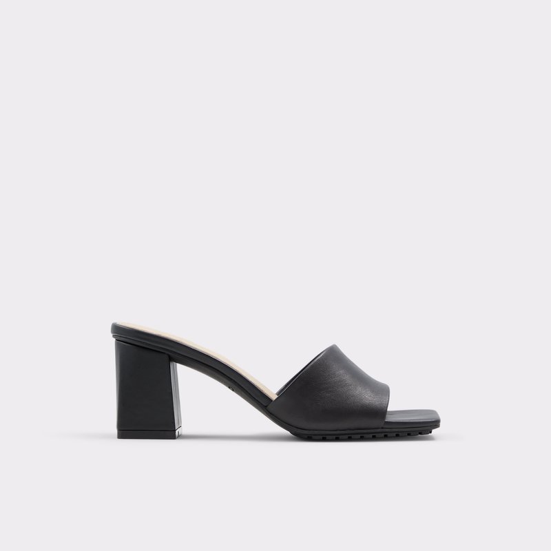 Women\'s Aldo Velalith Block Heels Black | 6827-QJAHT