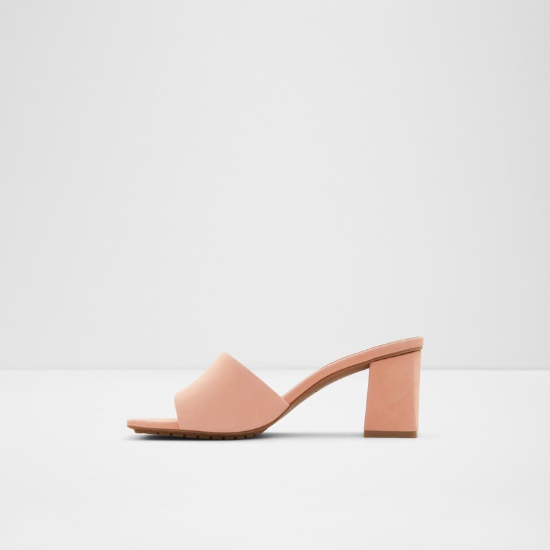 Women's Aldo Velalith Block Heels Light Orange | 4970-ZWSMK