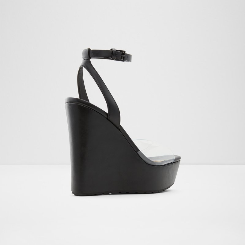 Women's Aldo Verly Platform Sandals Black | 7582-NMLQB