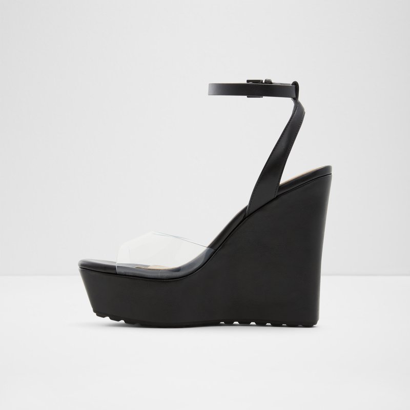 Women's Aldo Verly Platform Sandals Black | 7582-NMLQB
