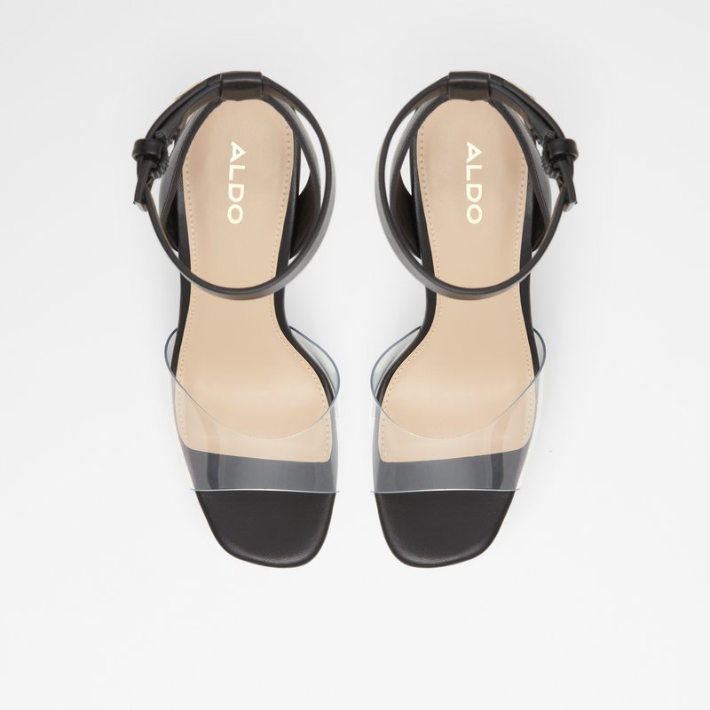 Women's Aldo Verly Platform Sandals Black | 7582-NMLQB