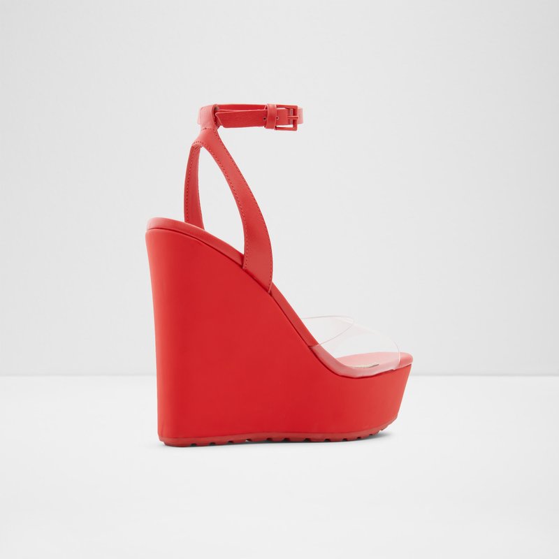 Women's Aldo Verly Platform Sandals Red | 2867-GNBZS