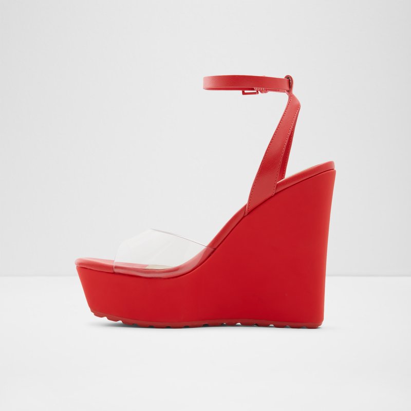 Women's Aldo Verly Platform Sandals Red | 2867-GNBZS
