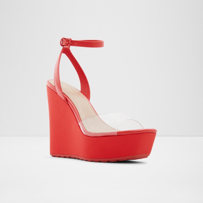 Women's Aldo Verly Platform Sandals Red | 2867-GNBZS