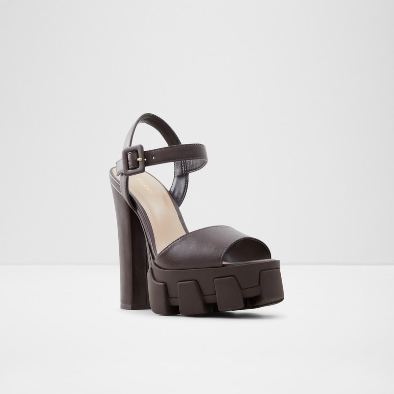 Women's Aldo Verrajan High Heels Brown | 6379-LZCDF