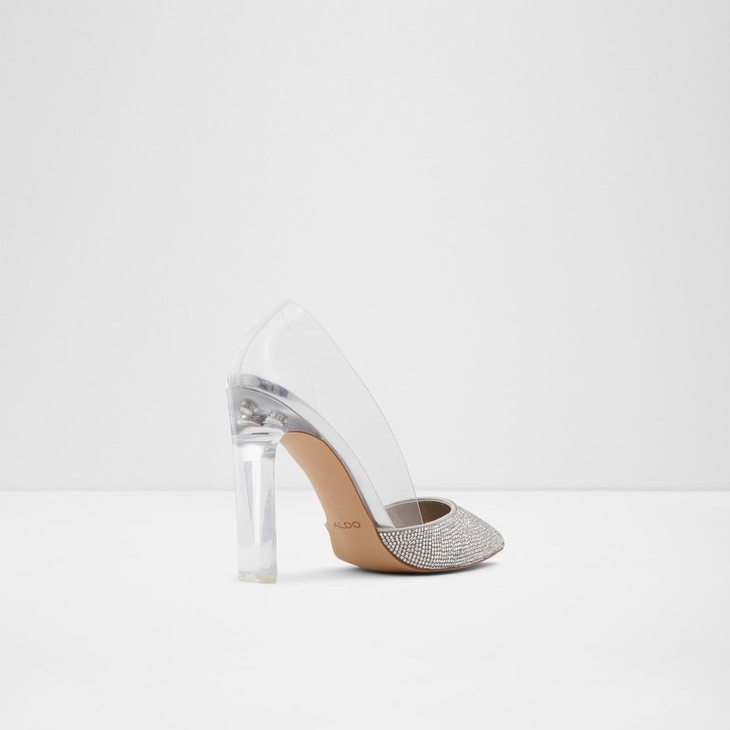Women's Aldo Violetta Pumps Silver | 1037-ITQPY