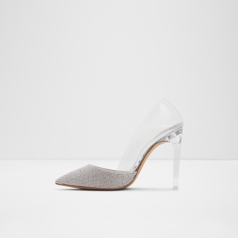 Women's Aldo Violetta Pumps Silver | 1037-ITQPY