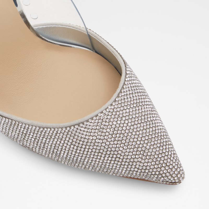 Women's Aldo Violetta Pumps Silver | 1037-ITQPY