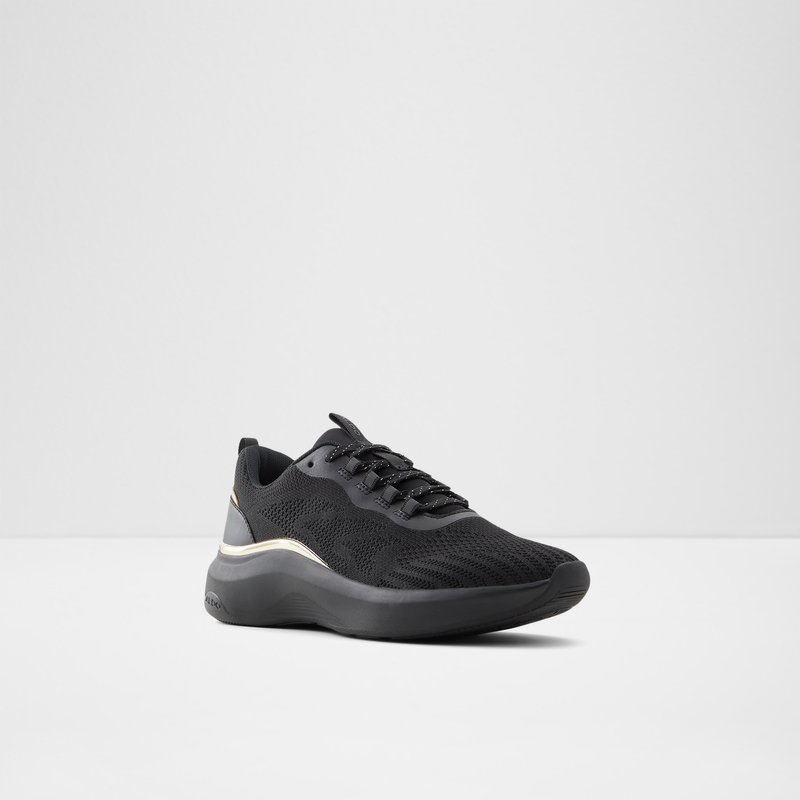 Women's Aldo Willo Lace Up Sneakers Black | 2736-ALXRO